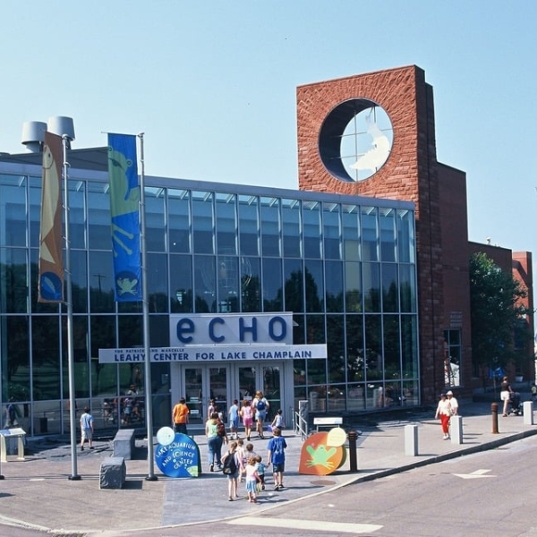 Outdoor view of Echo, Leahy Center for Lake Champlain