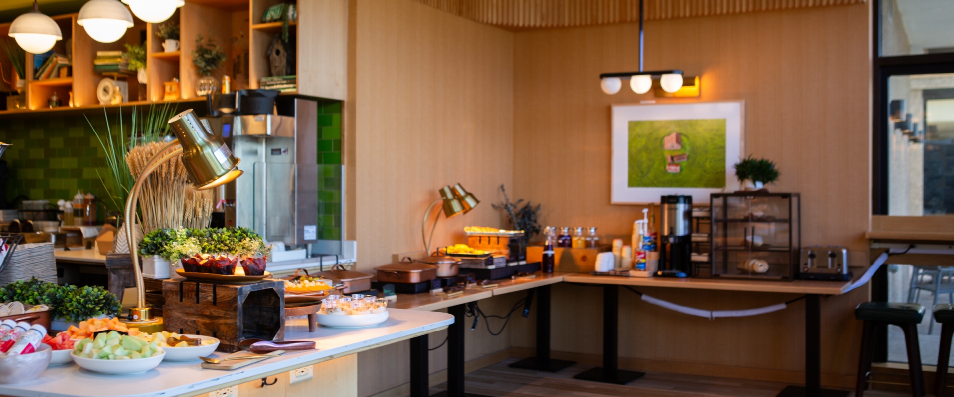 Breakfast buffet at Lily May’s Café at Hotel Champlain Burlington