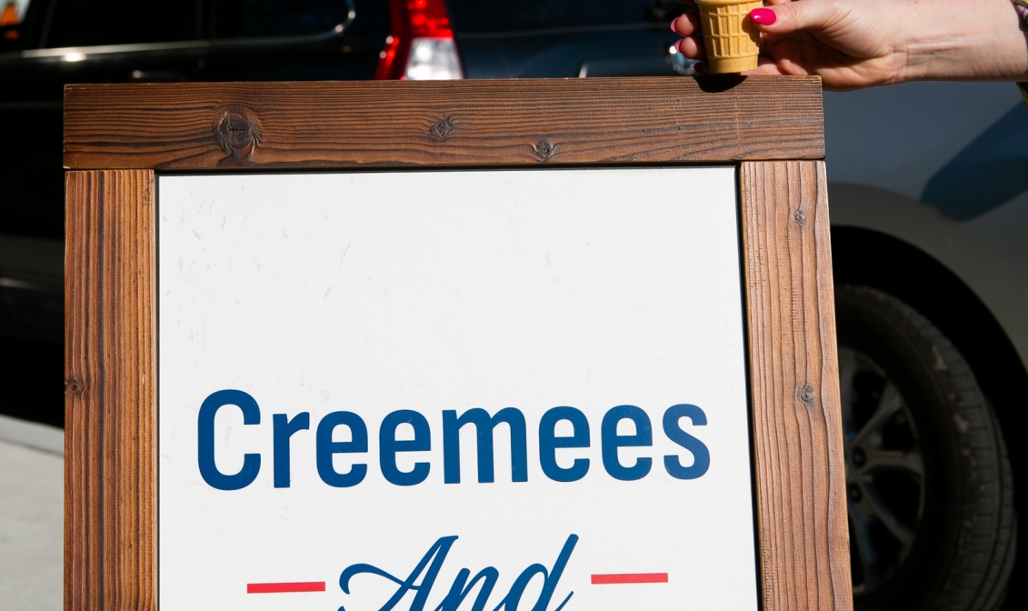 Maple, Vanilla and Chocolate Creemes at Hotel Champlain Original Skiff